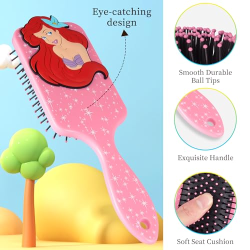 Paddle Detangler Hair Brush for All Hair Types - Wet or Dry Use for Women, Girls, Kids - Image 2