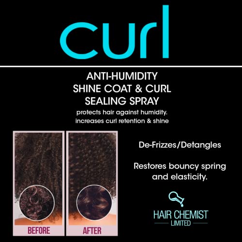 Hair Chemist CURL Anti Humidity Shine Coat & Curl Sealing Spray 3 oz. - Image 3