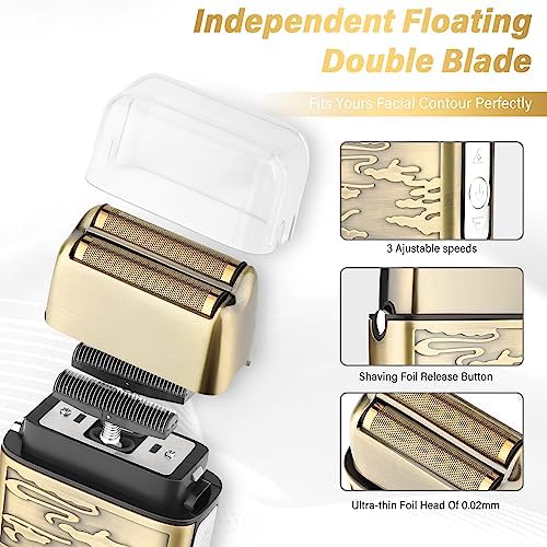 Hair Clippers for Men Professional,Beard Trimmer Kits & Sets, Cordless Mens Hair Trimmer, Electric Shavers, Haircutting Machine with LED Display, for Barber,for Gifts - Image 5