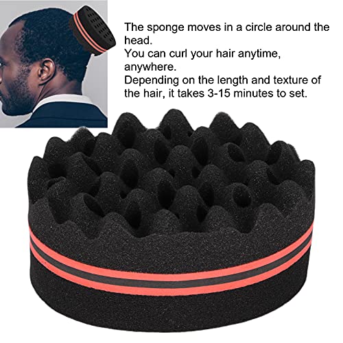 Hair Curl Sponge, Hair Sponge Brush Big Holes Sponge Dreads Locking Afro Coil Comb Care Tool Afro Twist Hair Comb Twist Wave Curl Brush Comb Twist Hair Coils Comb for Men Women - Image 5