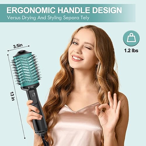 Hair Dryer Brush Blow Dryer Brush in One, Hot Air Brush 4 in 1 One Step Hair Dryer and Styler Volumizer with Negative Ion for Drying, Straightening, Curling, Salon for All Hair Types - Image 3