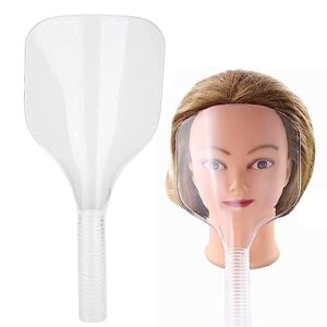 Hair Spray Shield Professional Plastic Hairspray Face Shield Hair Barber Salon Hairdressing Hairspray Mask Shield Face/Eyes Spray Shield Protect Styling Tools (Clear)