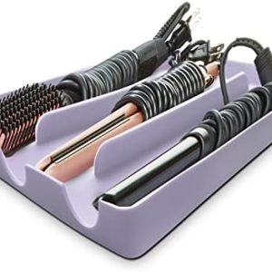 Hair Tool Organizer | Hot Tools Organizer | Hair Tools Drawer Organizer | Hair Styling Tools Organizer | Up to 428°F Heat Resistant Mat | 14.75" x 9.5" x 1"
