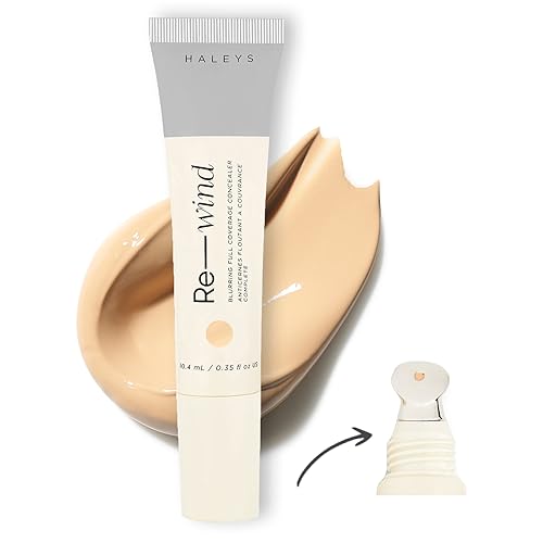 HALEYS Re-wind Cream Full Coverage Blurring Concealer Medium Neutral 1 oz Tube