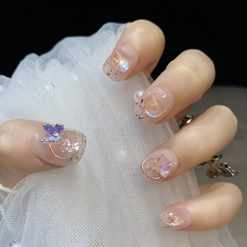 Luxury Handmade 3D Reusable Press On Nails Set of 10 UV Finished Custom Designs - Image 4