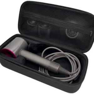 hard case for Dyson hair dryer hard travel storage Caring Case with All Attachments All Black