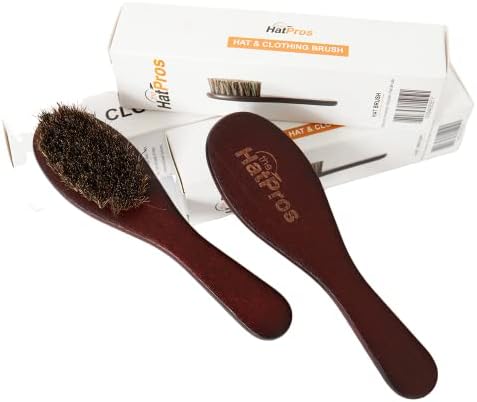 Hat Shoe & Clothing Brush | Travel Horsehair Hat or Shoe Brush | Compact Size Clothing Brush w/Wooden Handle | 1 x Brush Per Order - Image 4