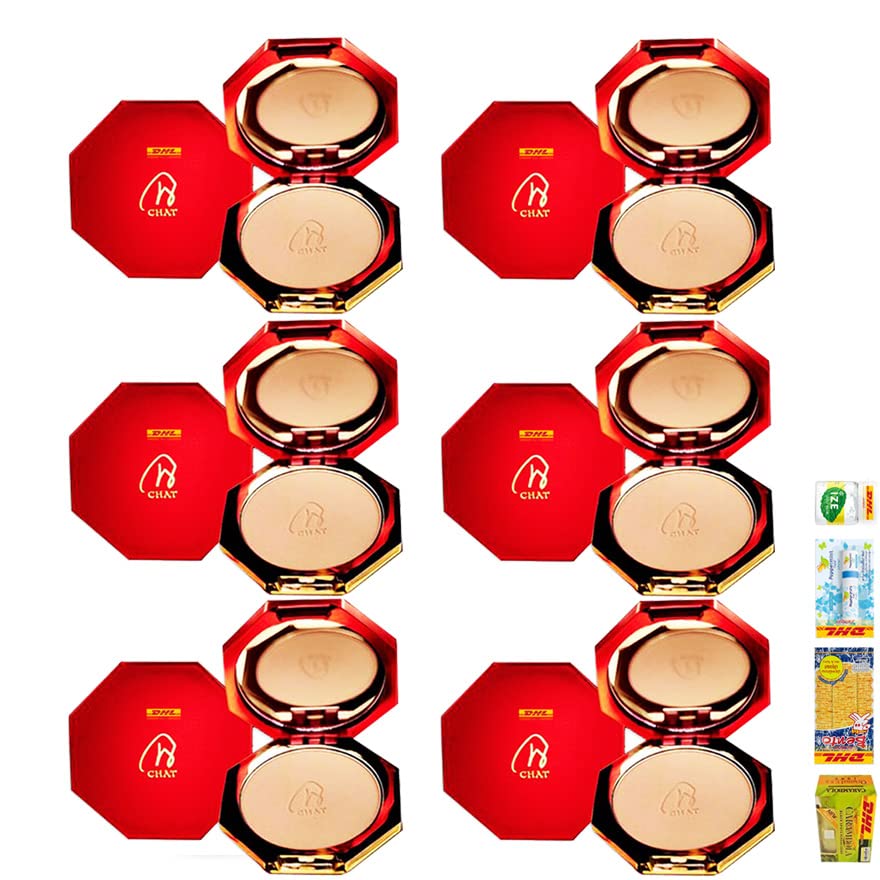 Havilah Chat 6-Piece Waterproof Powder Foundation Set for All Skin Types