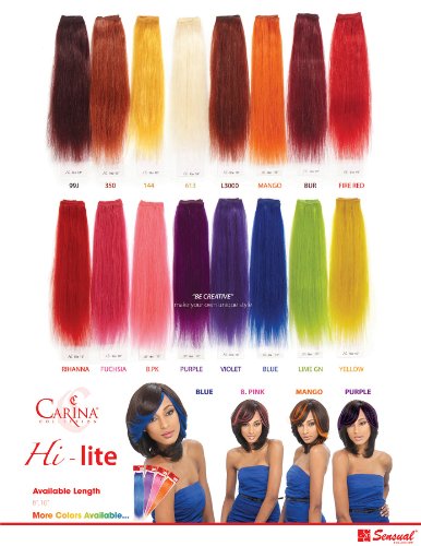 Hi-Lite 10-Inch Human Hair Extension, Rihanna Color, 100% Natural Remy Hair