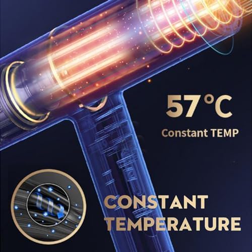 High-Power Electric Hair Dryer with Hot Wind Comb for Women - Home and Salon Use - Image 7