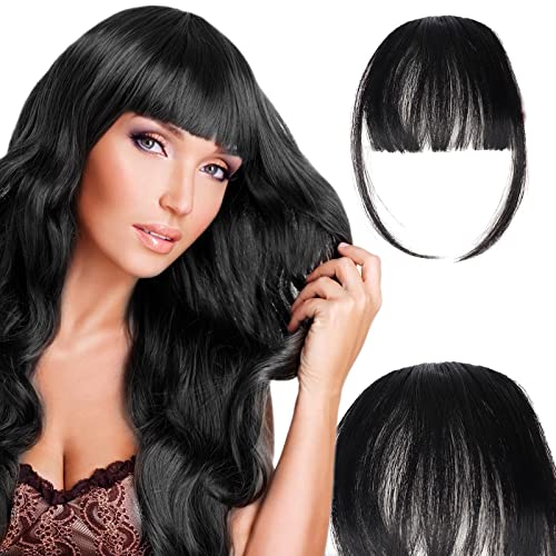 Highlight Cap Extension French Bangs With Clip In Bangs Wig Women'S Natural Color Washable Dyeable Deep Conditioner for Natural Hair (G, One Size) - Image 7