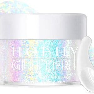 Holographic Chameleon Chunky Sequins Body Glitter Gel 50ml for Face, Hair, Nails