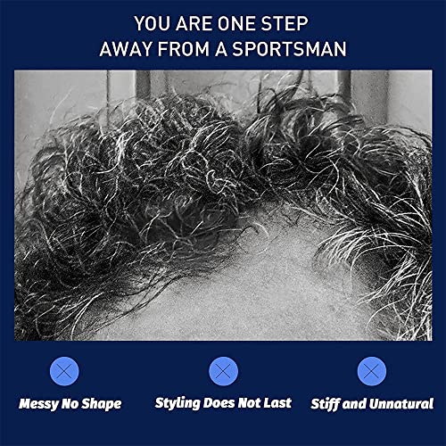 Homezore Hair Styling Gel, 2-In-1 Hair Wax Gel with Comb Long-lasting Fluffy Men, Fast Build Hair Salon Styling Gel, Lasting Fluffy Styling Gel for Curly Hair - Image 2