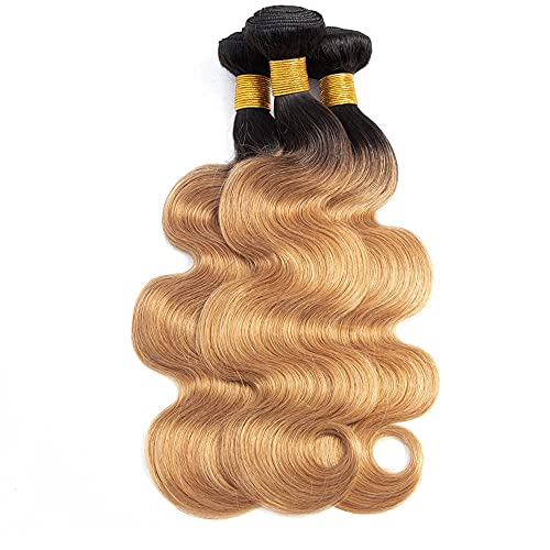 Honey Blonde 16 18 20 Inch Unprocessed Brazilian Body Wave Human Hair Bundles 8A Grade - Image 4