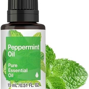 Horbäach Pure Peppermint Essential Oil 15mL for Soothing Aromatherapy and Relaxing Baths