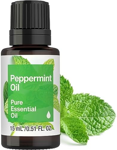 Horbäach Pure Peppermint Essential Oil 15mL for Soothing Aromatherapy and Relaxing Baths