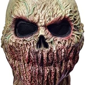 Horror Mask Zombie Mask Creepy Mask Old Man Mask Halloween Novelty Costume Party Latex Full Head Mask