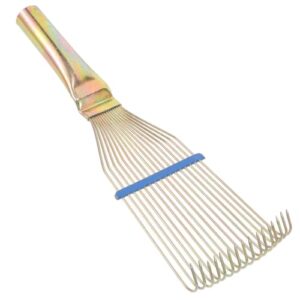 Horse Grooming Brush Steel Horse Shedder Scraper Deshedding Tool Horse Hair Comb Cleaning Brush Dog Rake Horse Tail Brush Massage Tool Pet Hair Removal Brush