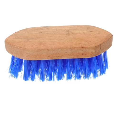 Deluxe Horse Grooming Kit Wooden Scratching Brush and Pet Hair Comb Set Large
