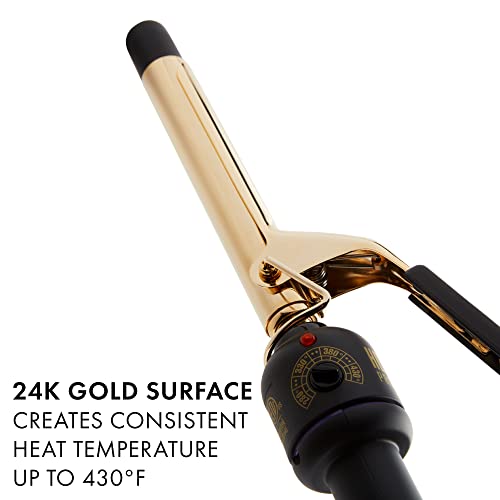 Hot Tools Professional Rainbow Turbo Ceramic Hair Dryer | 1875W Powerful and Quiet Blowouts & Pro Artist 24K Gold Curling Iron | Long Lasting, Defined Curls (3/4 in) - Image 7