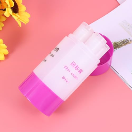 Housoutil Travel Bottle, 4-in-1 Leak-Proof Bottle for Travel Gym Camping, Carry-On Travel Toiletries Bottle Travel Accessories for Shampoo Conditioner Lotion Body Wash -Purple - Image 5
