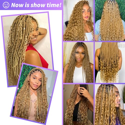 Human Braiding Hair Water Wave Bulk Human Hair For Braiding 100g (1pack-2bundles) No Weft 100% Unprocessed Virgin Human Braiding Hair For Boho Braids Water Wave Micro Braiding Human Hair 18inch #27 - Image 6