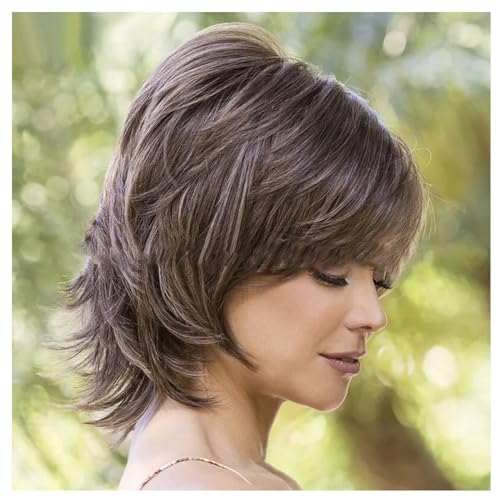 Human Hair Wig Silver