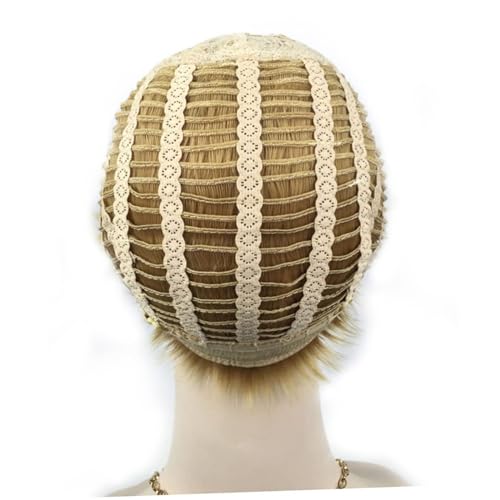 Human Hair Womens Short Wigs Blonde Wig For White Women Human Hair Dark Brown Casual Wig - Image 5