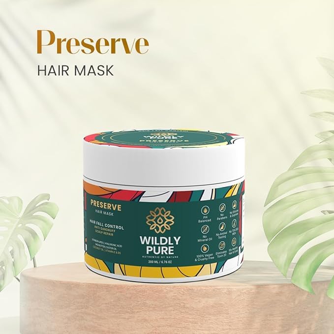 Hyaluronic Acid HAIR MASK for dry, frizzy curly hair | For HAirFALL DANDRUFF CONTROL Hair Growth Smoothening Deep Conditioning | Removes 20 Toxins| 200 ML - Image 7
