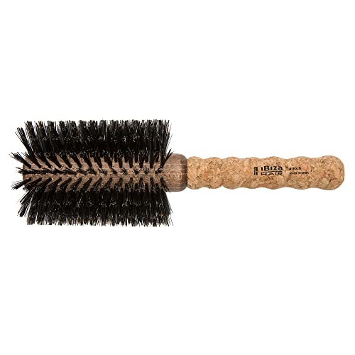 Ibiza Hair Professional Cork Handle Boar Brush for Medium to Long Hair