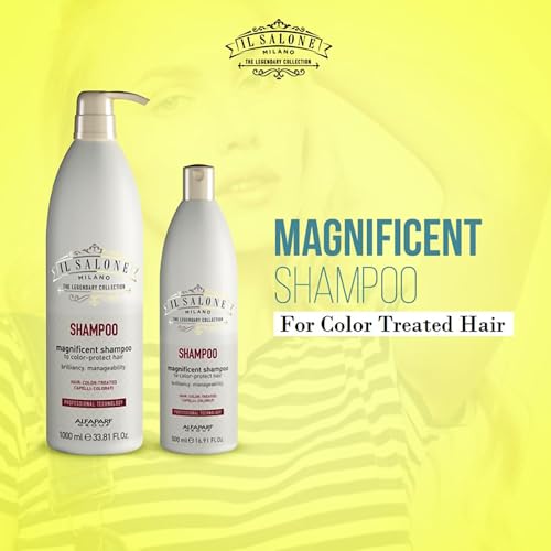 Il Salone Milano Professional Magnificent Shampoo for Color Treated Hair - Protects and Prolongs Color - Premium Quality (16.91 Fl. Oz.) - Image 4
