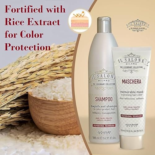 Il Salone Milano Professional Magnificent Shampoo for Color Treated Hair - Protects and Prolongs Color - Premium Quality (16.91 Fl. Oz.) - Image 6