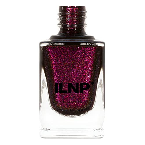 ILNP Dakota Blackened Berry Shimmer Nail Polish 15ml for Stunning Nail Art