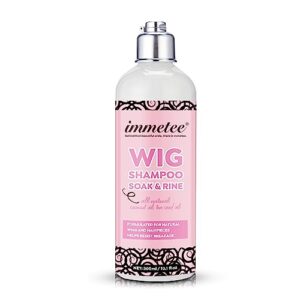 Immetee 300ml 2-in-1 Wig Shampoo and Conditioner for Human Synthetic Hair