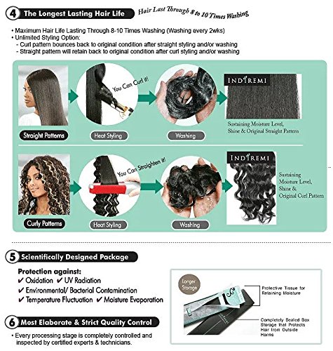 Indi Remi 20-Inch Ocean Wave Hair Extensions Natural Look Soft Feel - Image 3