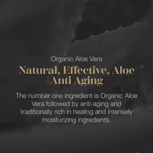 InfiniteAloe Gold Anti-Aging Moisturizer, Organic Aloe, 12 Key Ingredients, 1.7 Oz Jar - Image 5