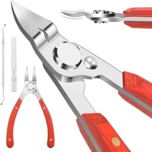 Ingrown Toenail Removal Kit, 3Pcs Professional Ingrown Toenail Tool Toe Nail Clipper Set Thick Toenail Clippers Ingrown Toe Nail Remover Tools for Thick Ingrown Nails Women Men