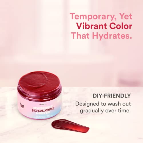 INH Semi Permanent Hair Color - Amethyst & Ruby Red | Color Depositing Conditioner, Temporary Hair Dye, Safe | 6 oz each - Image 3