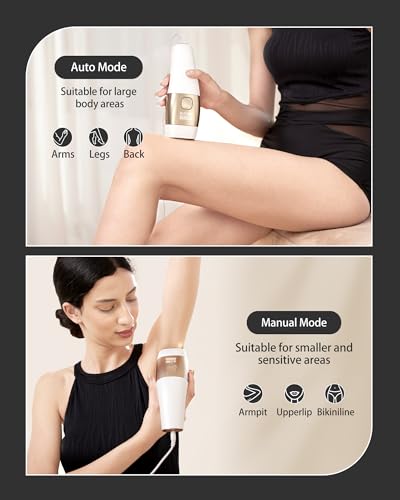 INNZA Laser Hair Removal with Ice Cooling Function for Women and Men,Painless IPL Hair Removal Device,24J High Energy Hair Removal Handset for Body Face Bikini Line Legs Armpit at-Home Use,Corded - Image 7