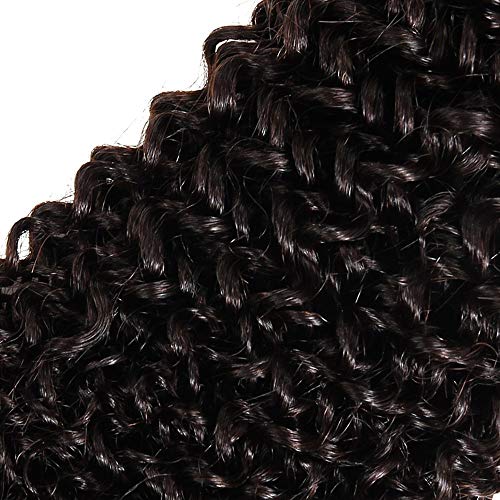 ISEE Hair 9A Grade Mongolian Kinky Curly Human Hair Weave Bundles 12-16 Inch Set - Image 5