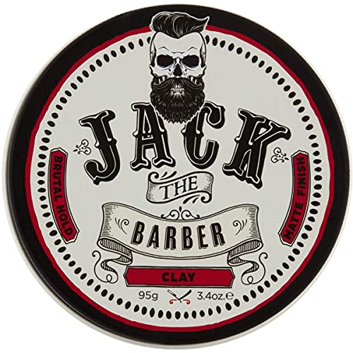 Jack The Barber - Clay 95g - Brutal Hold - Matte Finish - No Parabens