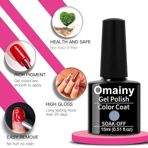 Jelly Gel Nail Polish,Translucent Gel Nail Polish,Crystal Jelly Gel Nail Polish,Sheer Gel Nail Polish,Soak Off UV LED Nail Art - Image 4