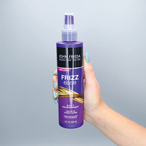 John Frieda Frizz Ease Daily Nourishment 8oz Leave-in Conditioner Moisturizing Formula - Image 7