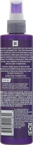 John Frieda Frizz Ease Daily Nourishment 8oz Leave-in Conditioner Moisturizing Formula - Image 3