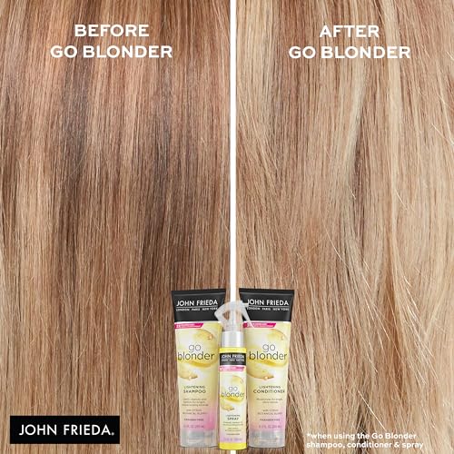 John Frieda Sheer Blonde Go Blonder Shampoo Conditioner Set 8.3 oz Blonde Hair - Image 4