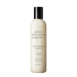 John Masters Organics Daily Nourishing Conditioner 8 oz I 70%+ Organic Ingredients I Silicone-Free I Leave-In Detangler I Plant-Based, 8 Fl Oz (Pack of 1)