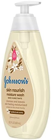 Johnson's Baby Skin Nourishing Moisture Baby Body Wash With Vanilla & Oat Scents, Hypoallergenic & Tear Free Baby Bath Wash, Paraben-, Dye-, Sulfate & Phthalate-Free, 20.3 fl. oz - Image 12