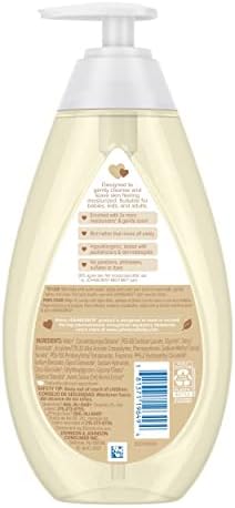 Johnson's Baby Skin Nourishing Moisture Baby Body Wash With Vanilla & Oat Scents, Hypoallergenic & Tear Free Baby Bath Wash, Paraben-, Dye-, Sulfate & Phthalate-Free, 20.3 fl. oz - Image 11