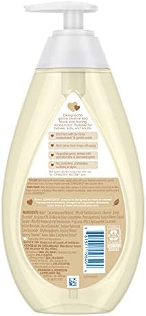 Johnson's Baby Skin Nourishing Moisture Baby Body Wash With Vanilla & Oat Scents, Hypoallergenic & Tear Free Baby Bath Wash, Paraben-, Dye-, Sulfate & Phthalate-Free, 20.3 fl. oz - Image 10