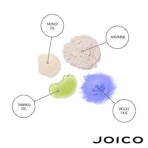 Joico Blonde Life Violet Conditioner | For Cool & Bright Blonde Hair | Neutralize Brassy Tones | Banish Yellow Tones | Boost Shine | Sulfate Free | With Monoi & Tamanu Oil - Image 3